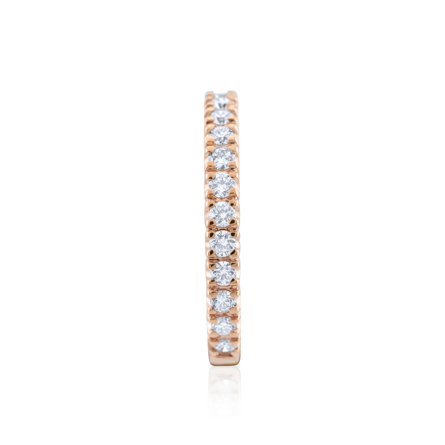 14K Rose Gold Diamond Classic Band ~ 1 Ct