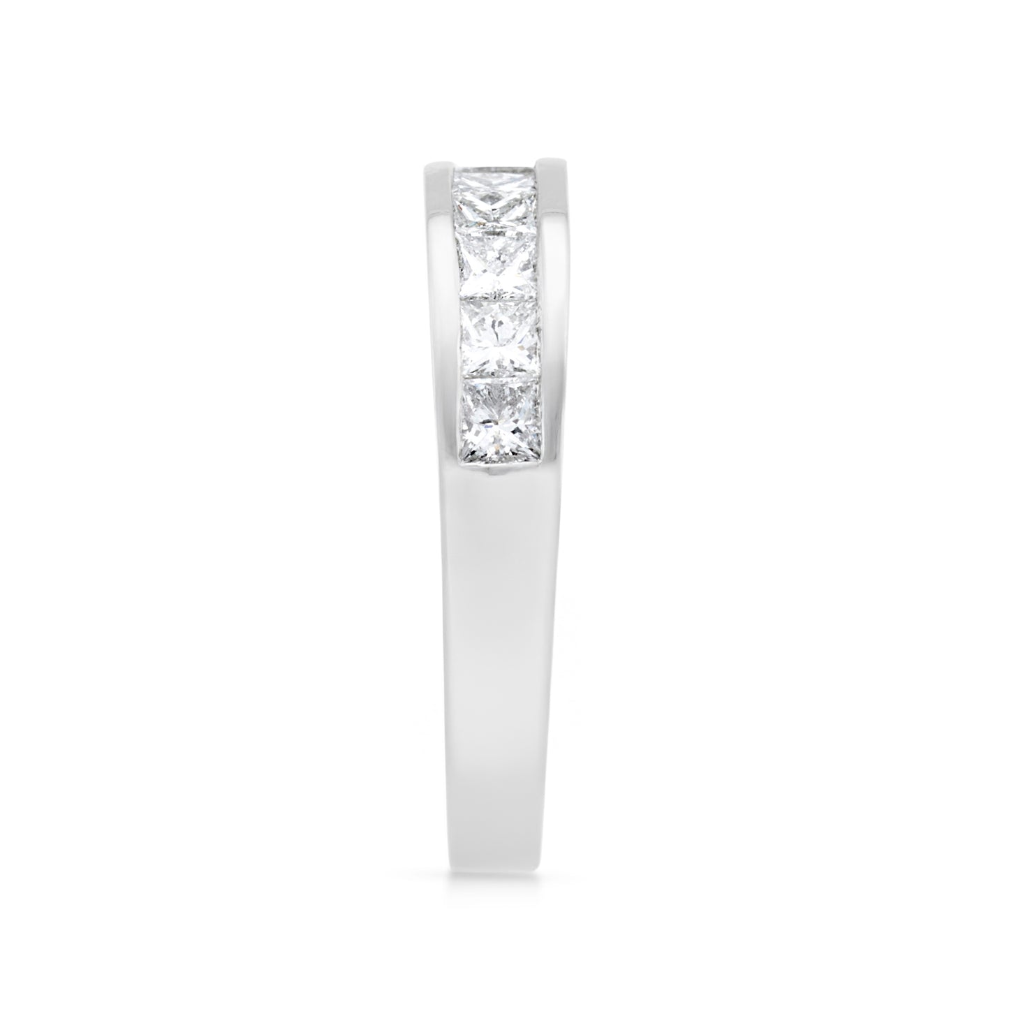 Platinum Diamond Wedding Band ~1 Ct